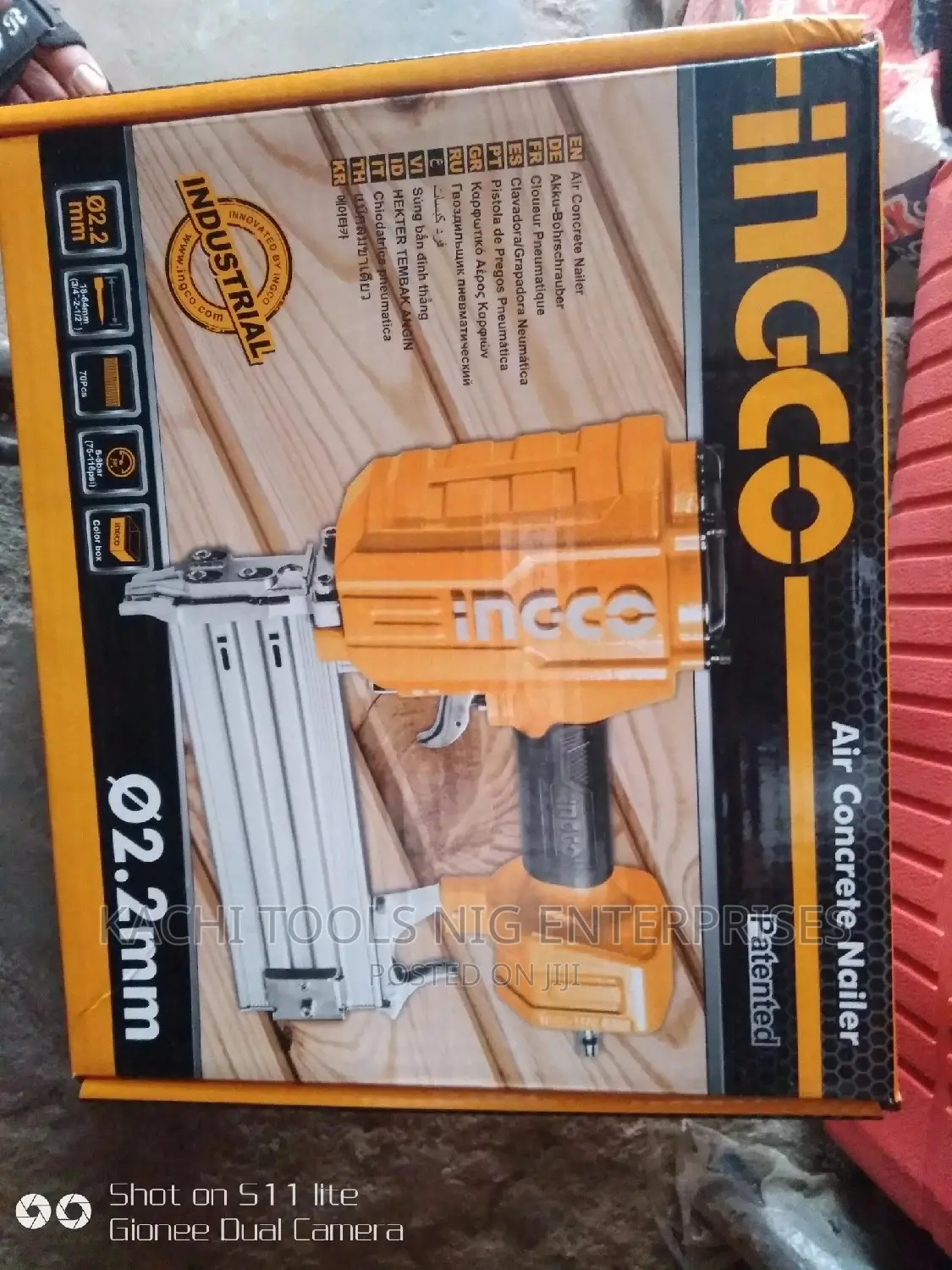 Air Concrete Nailer Machine