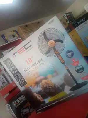 18inches Rechargeable Solar Dc Fan