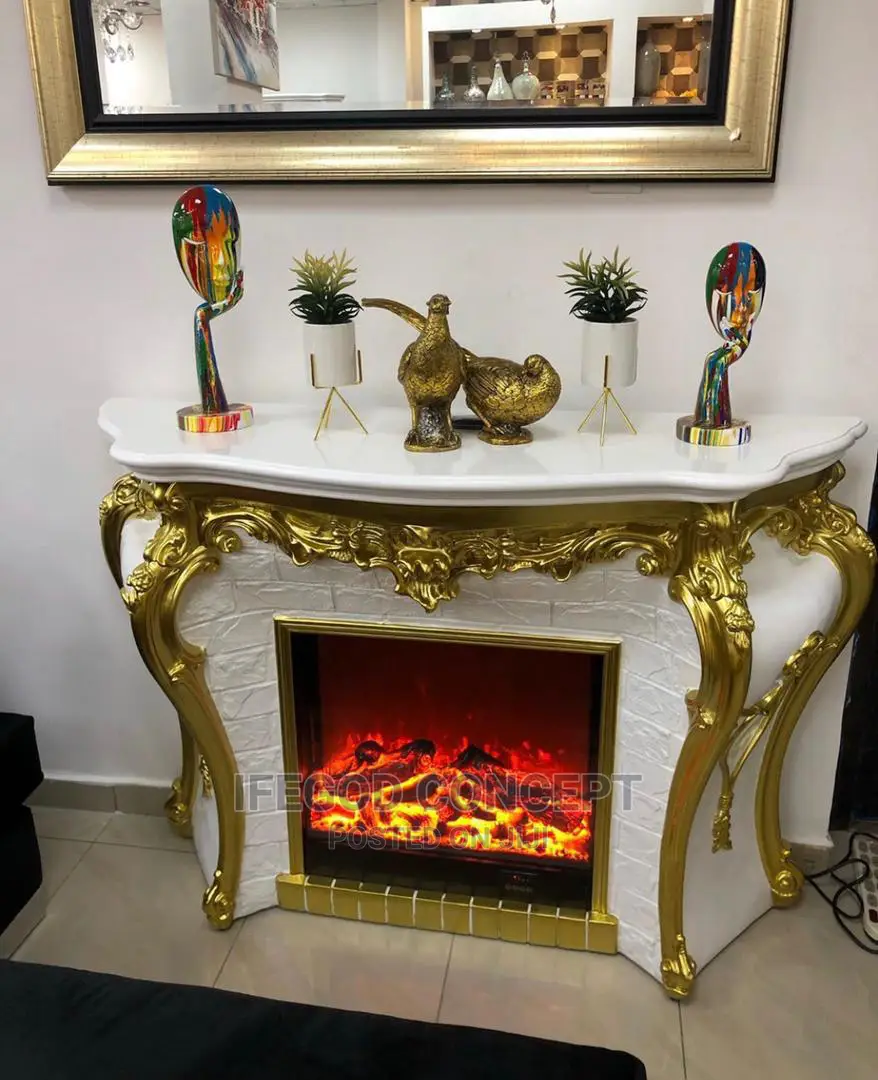 Console With Fireplace