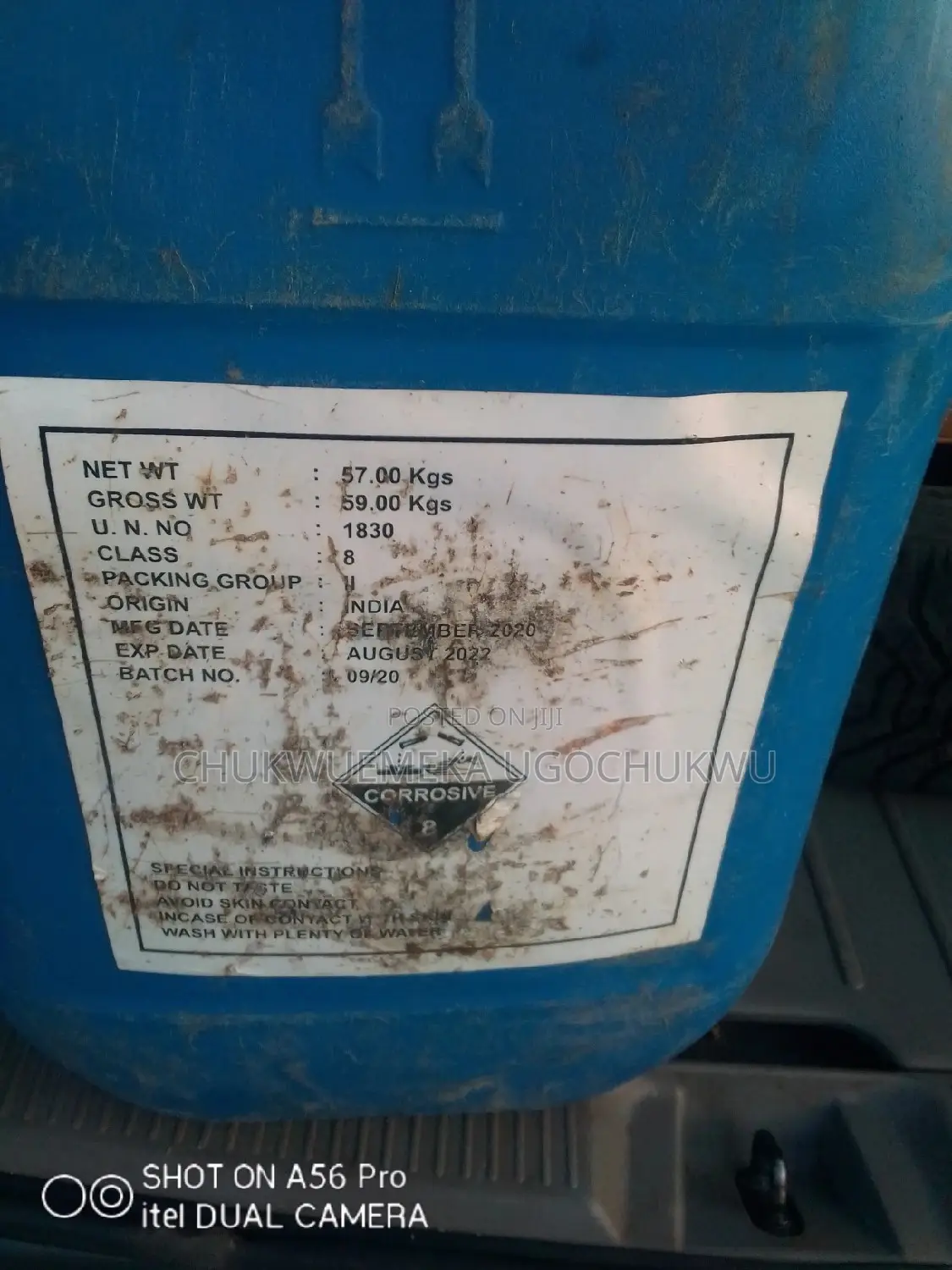 Sulphuric Acid Imported