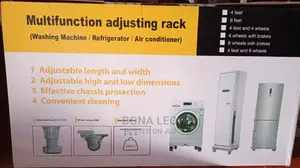 Adjusting Rack for Washing Machine and Refridgerator