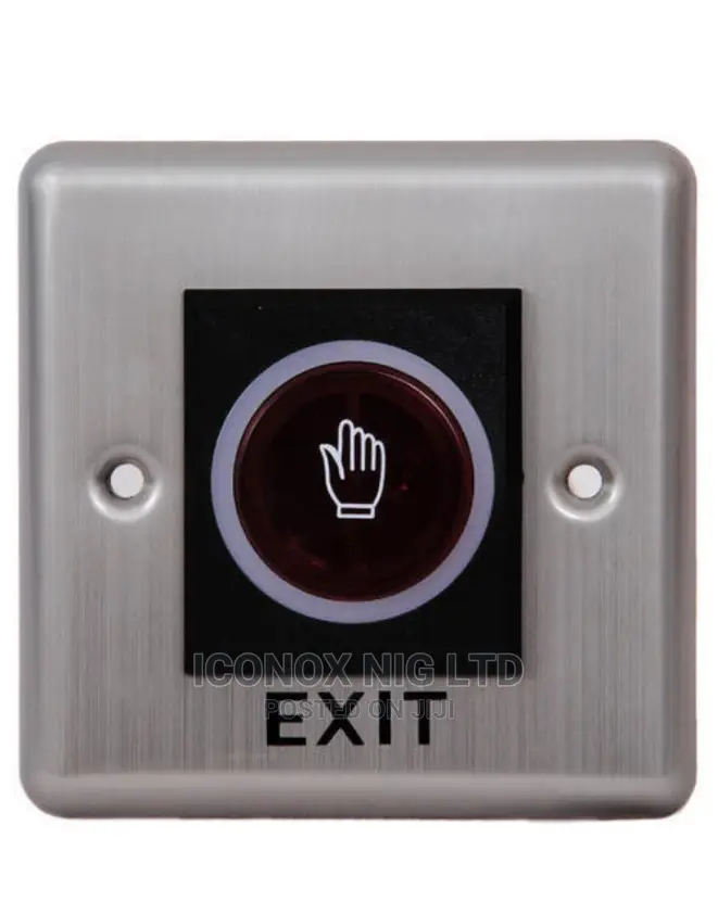 Infrared Exit Button No Touch Door Push Button Door
