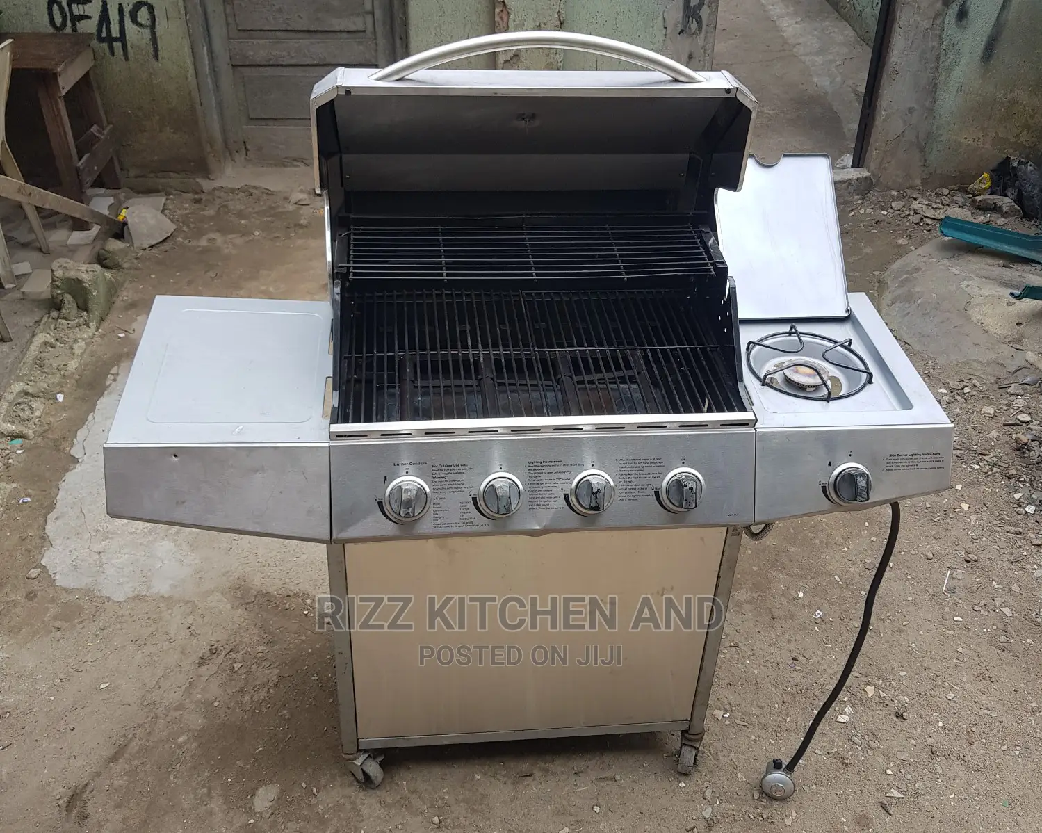 Bbq Grill Machine Gas