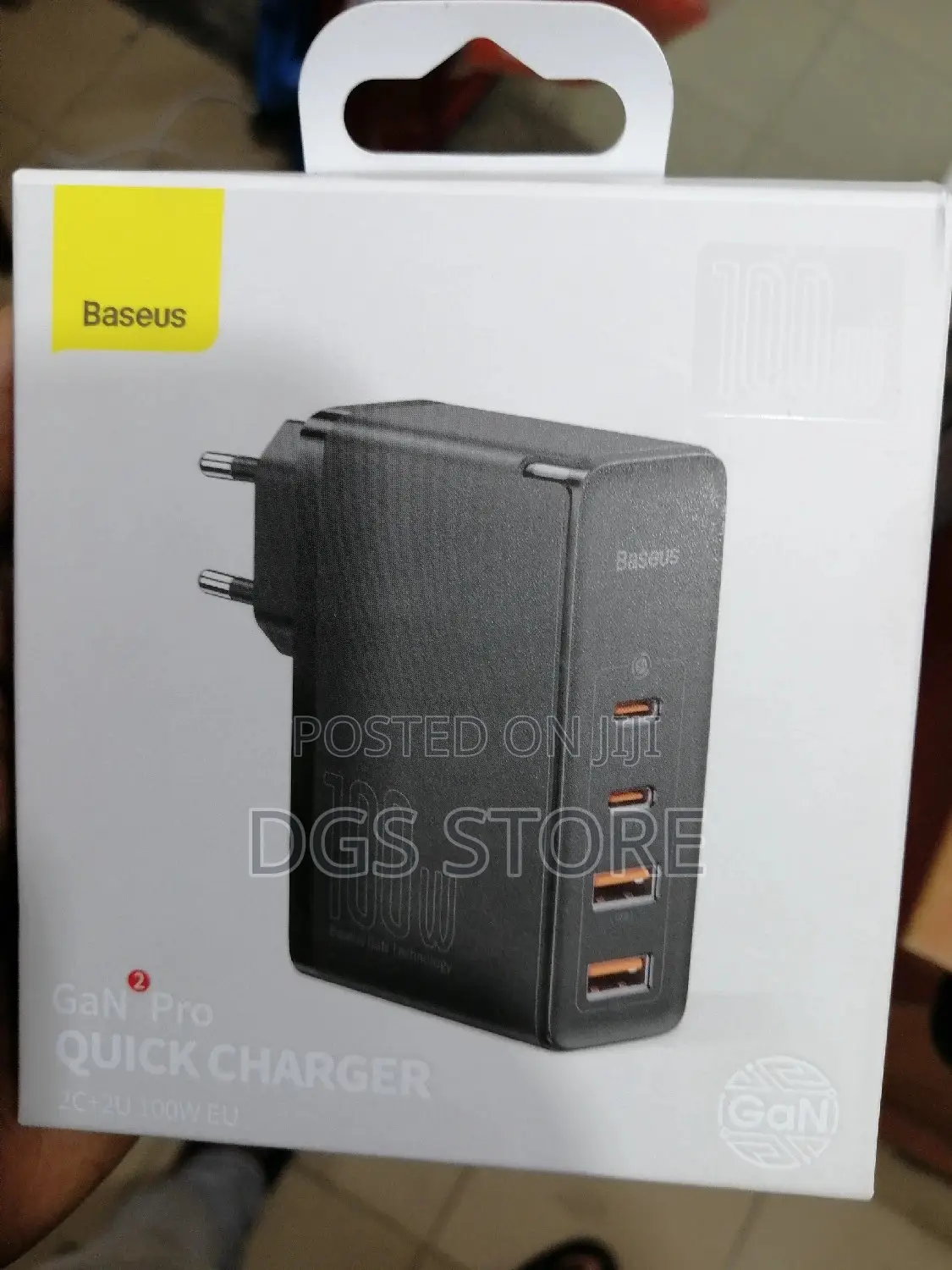 Baseus Gan2 Pro Quick Charger 2c+2u 100w EU
