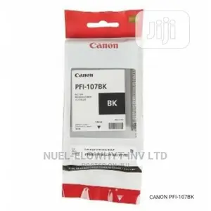 Canon PFI-107BK Black Ink Cartridge (130 Ml)