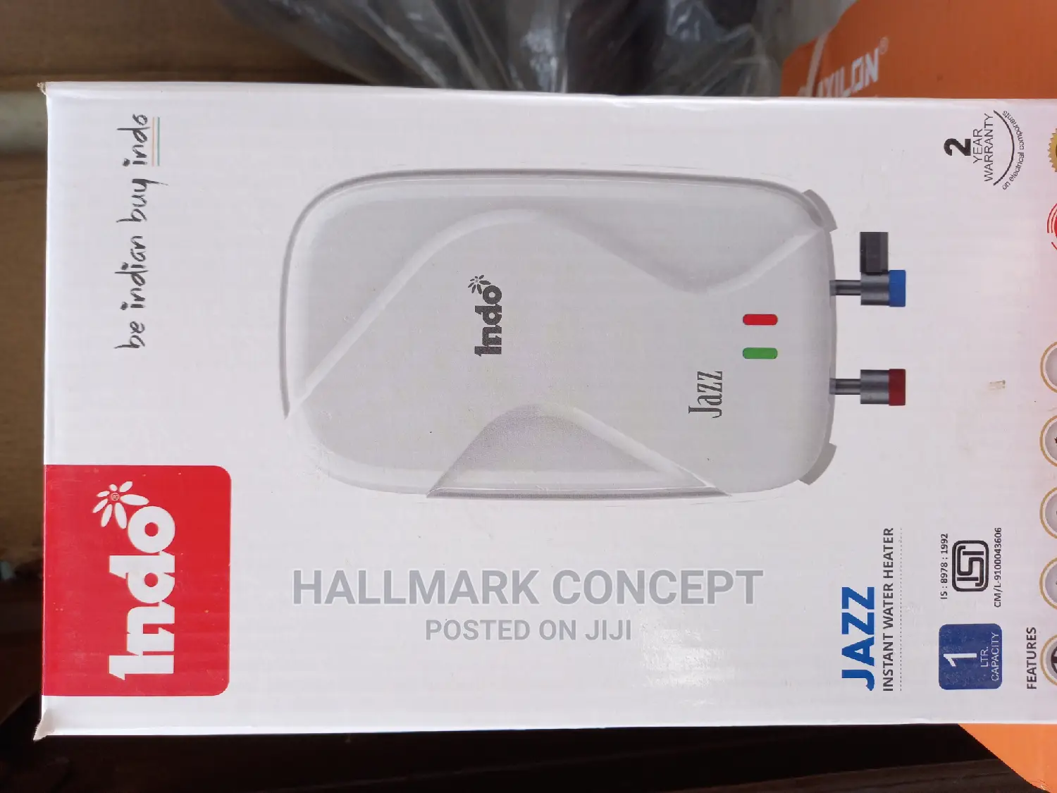 Instant Water Heater.