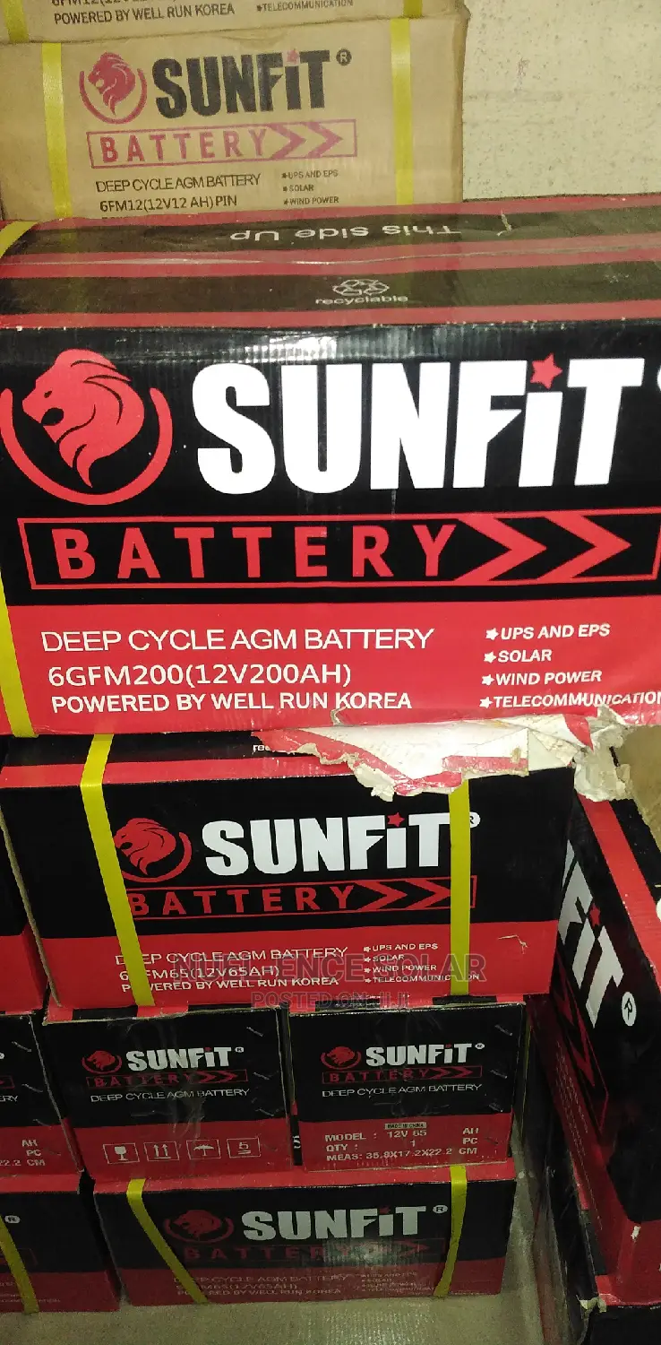 12v 200ah Sunfit Deep Cycle Agm Battery