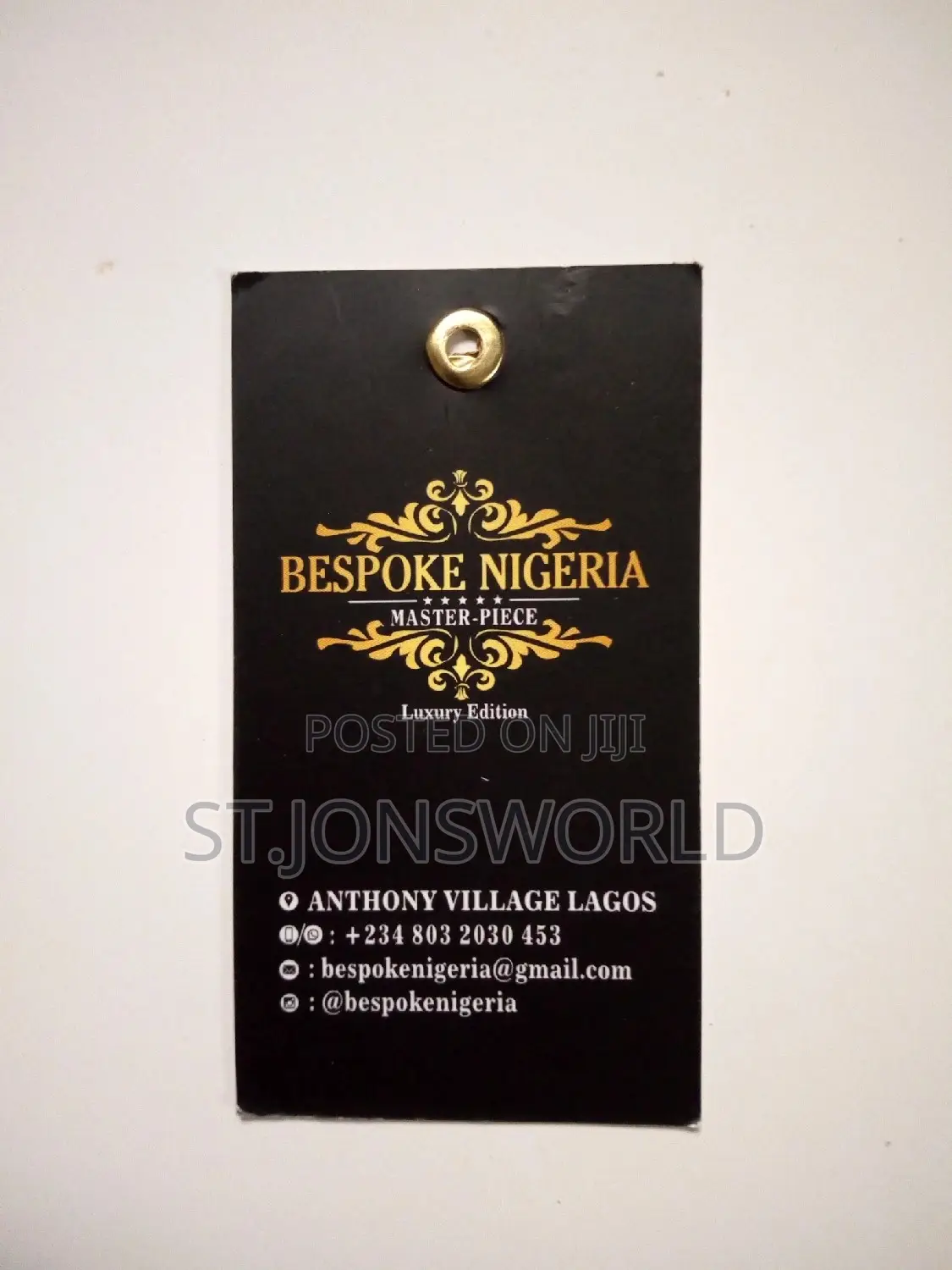 Tag Clothing Labels