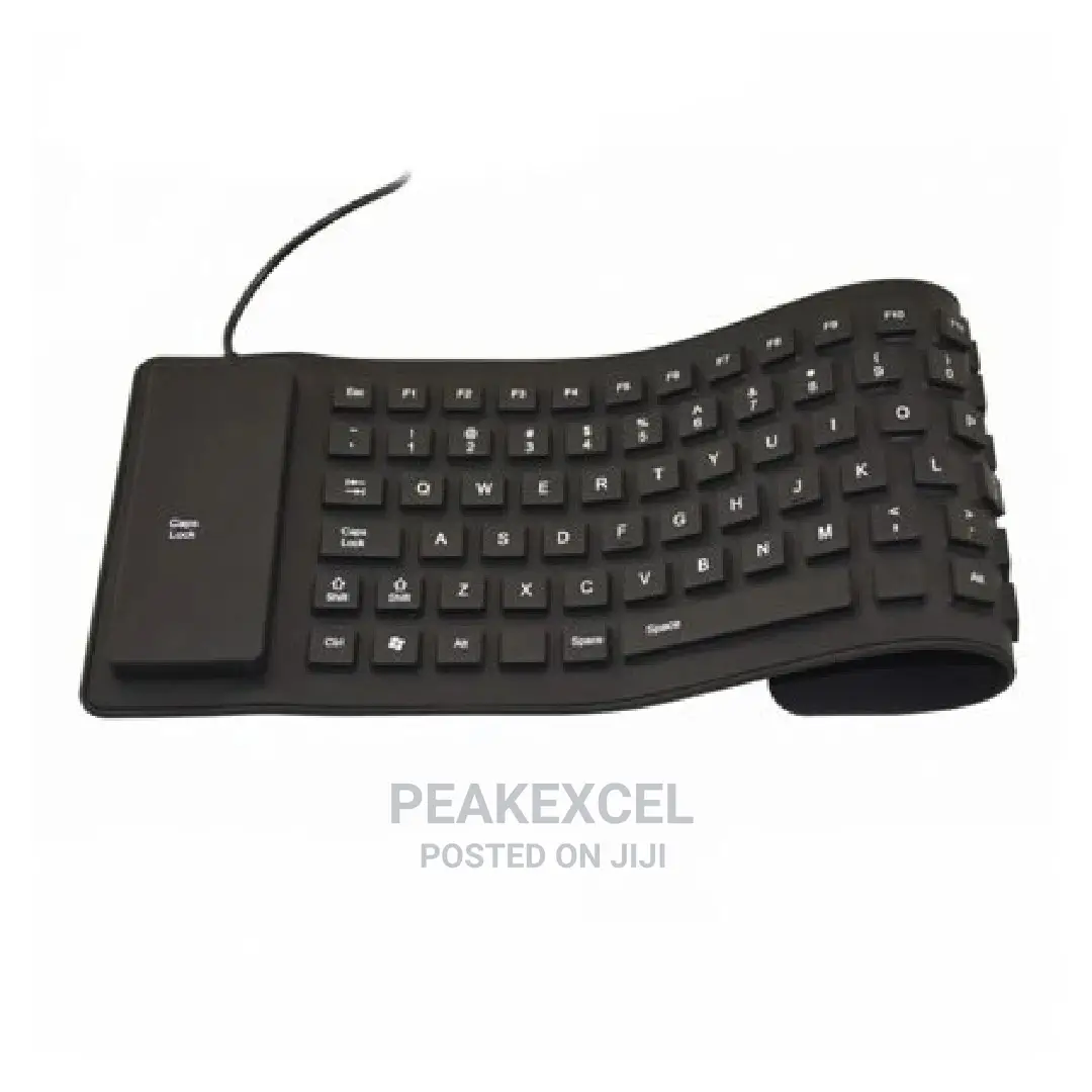 Waterproof Silicone Mini Keyboard Foldable Flexible USB