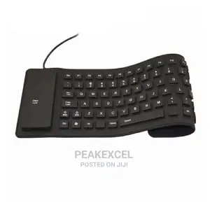Waterproof Silicone Mini Keyboard Foldable Flexible USB