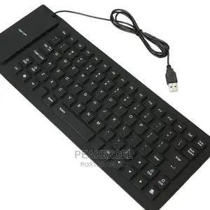 Waterproof Silicone Mini Keyboard Foldable Flexible USB