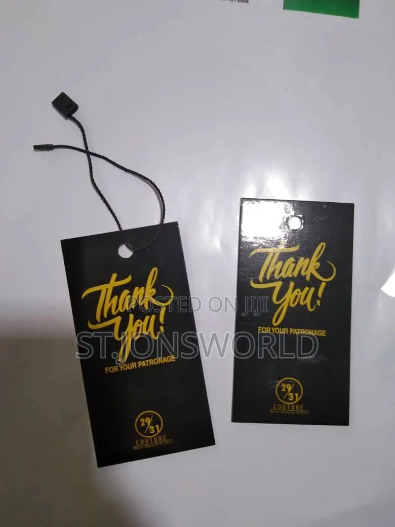 Tag Clothing Labels