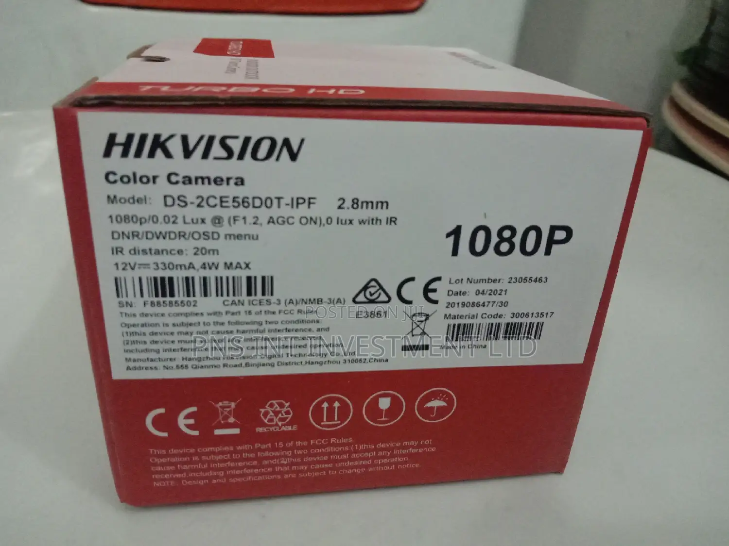 Hikvision Indoor Color Camera