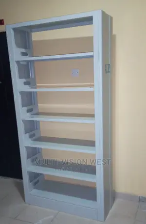 Single Library Shelf Metal