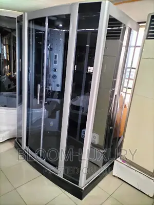Black Steam Shower Enclosure (High/Low Base)