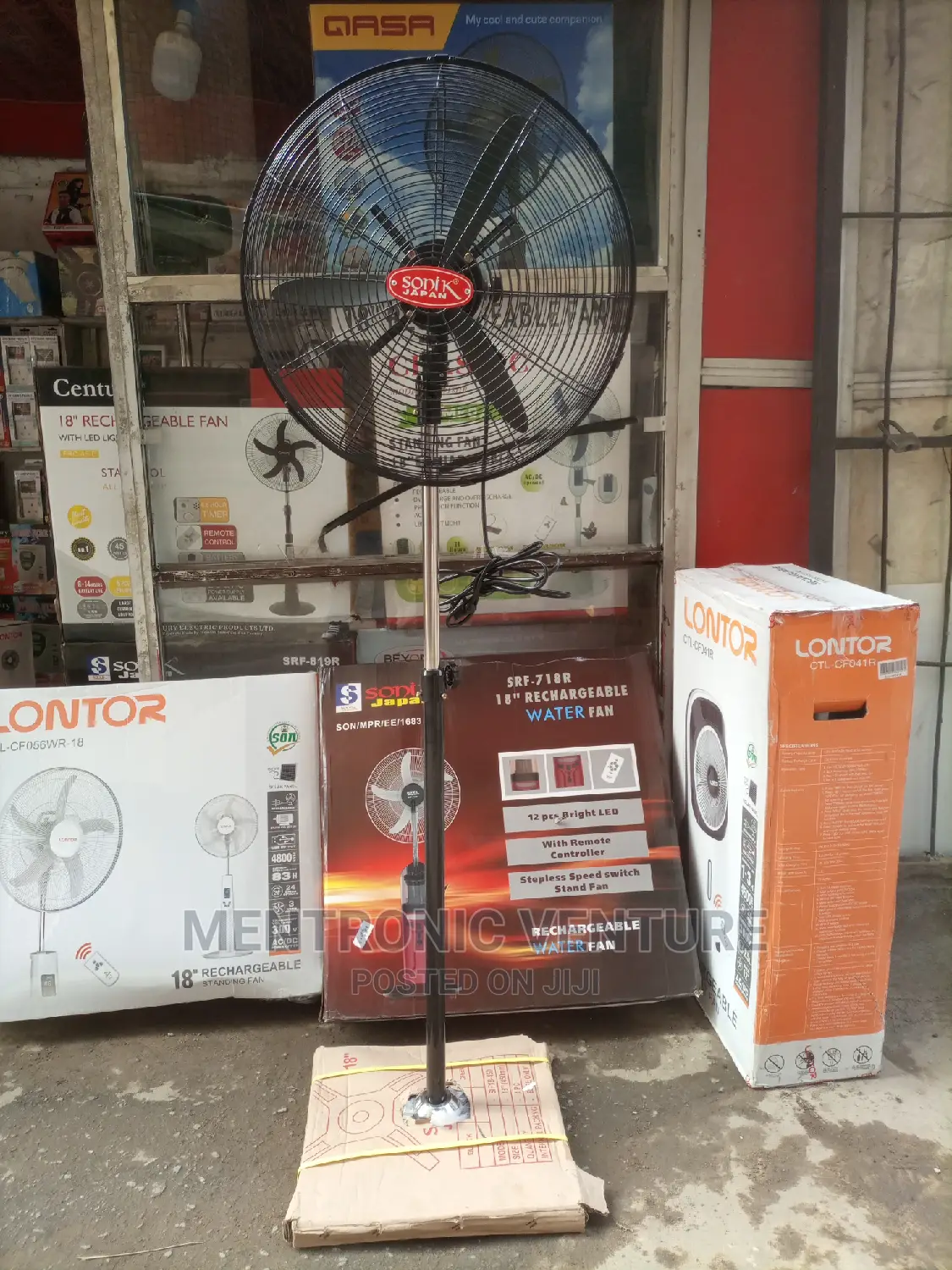 Sonik Industrial Standing Fan 18"