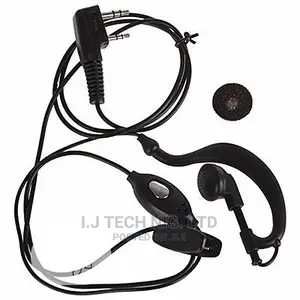 Walkie-Talkie Earpiece Black