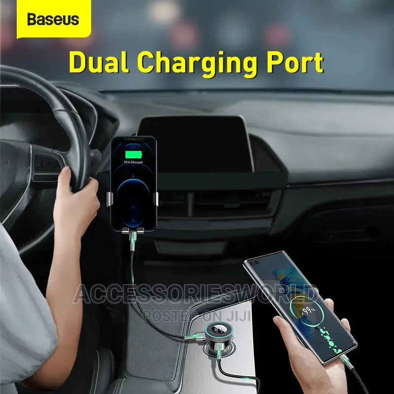 Baseus Led FM Transmitter Modulator Bluetooth 5.0