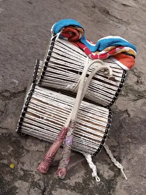 Talking Drum,With Towel Nd Stick