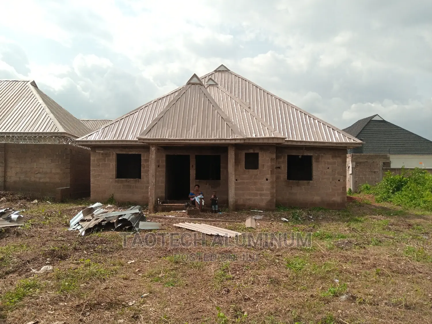 Aluminium Longspan Roofing Sheet, Beige Color