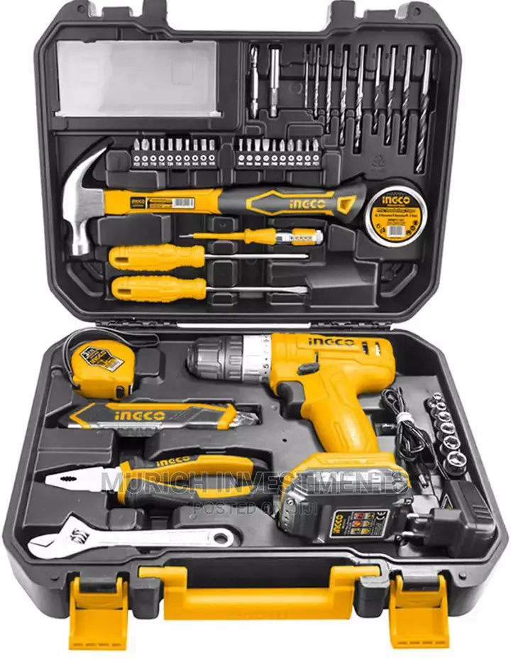 12V Li-Ion Cordless Drill 127pcs Tool KIT Set