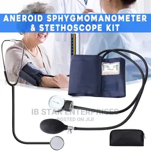 Blood Pressure Stethoscope With Zipper Bag Adult Health Care