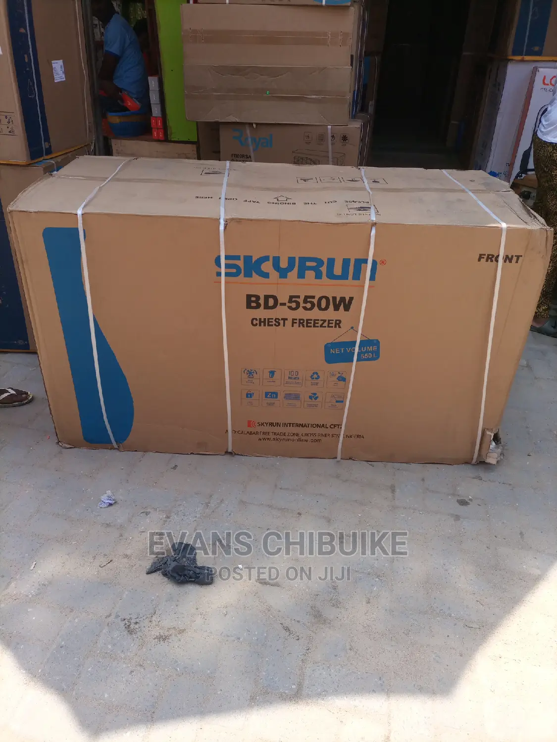 Skyrun Double Door Freezer Bd550