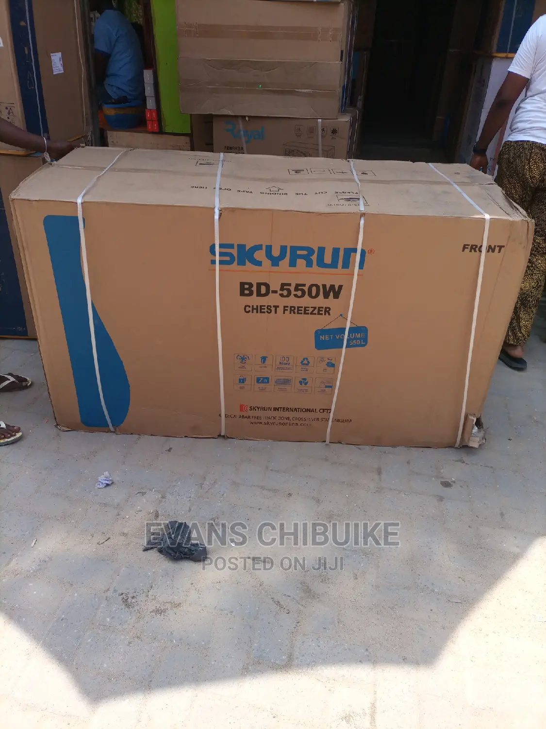 Skyrun Double Door Freezer Bd550