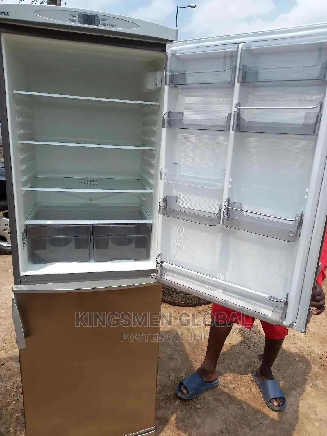 Stainless Steel Double Fridge