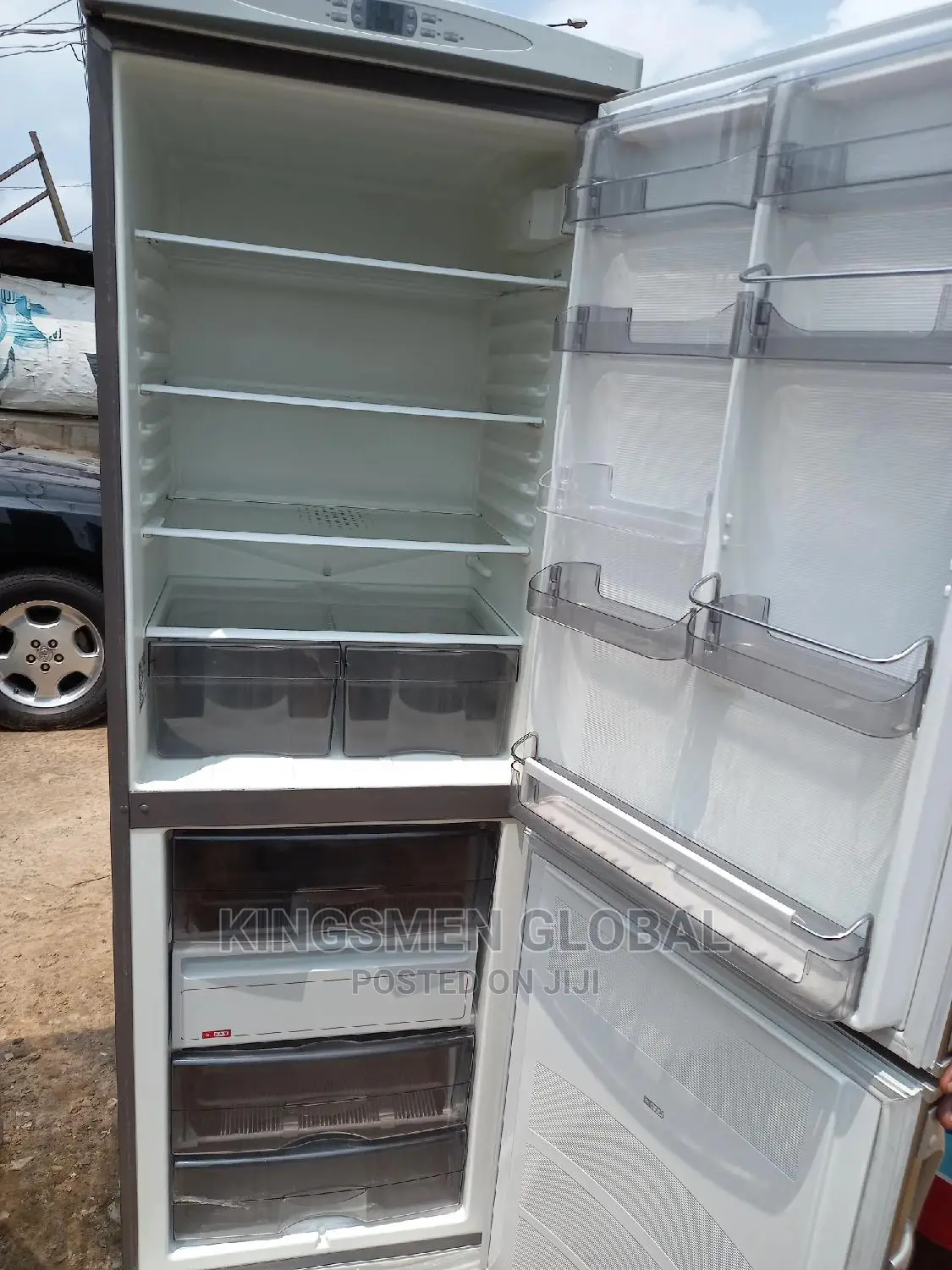Stainless Steel Double Fridge