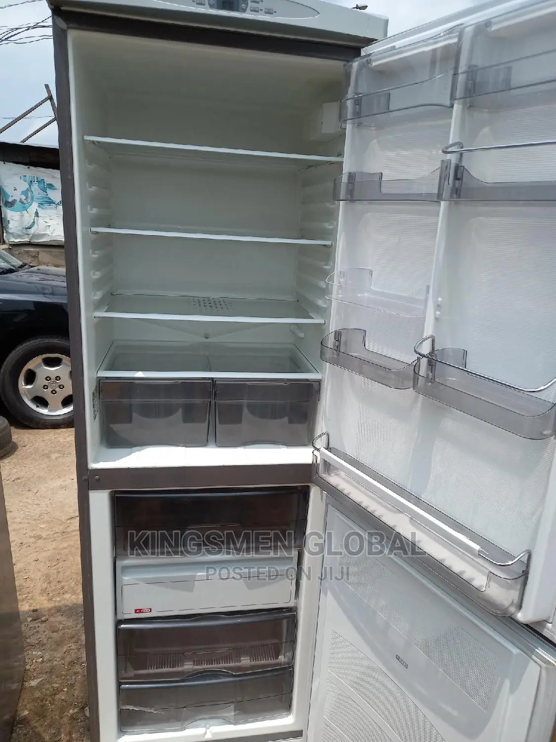 Stainless Steel Double Fridge