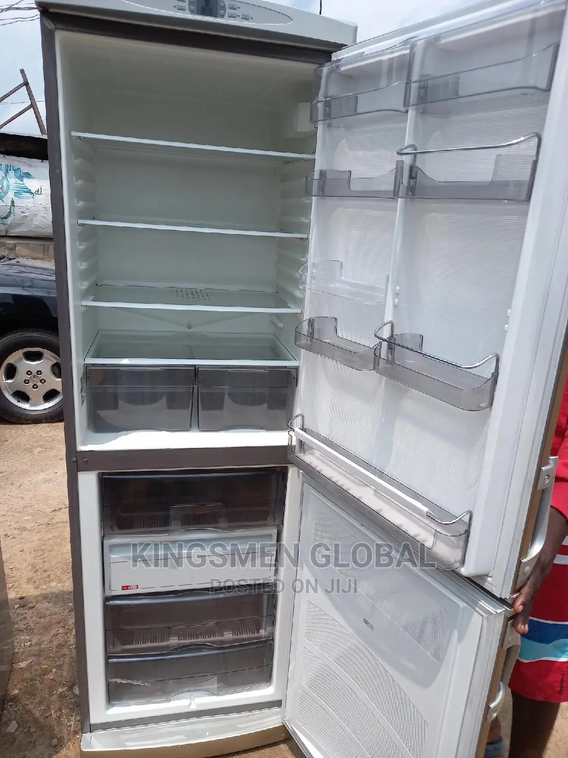 Stainless Steel Double Fridge