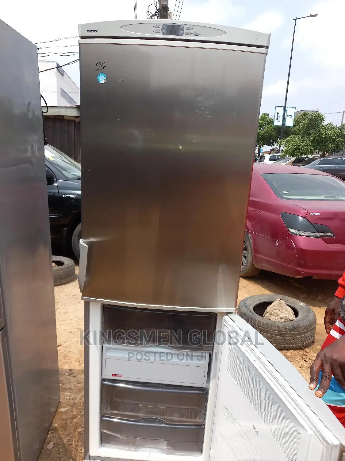 Stainless Steel Double Fridge