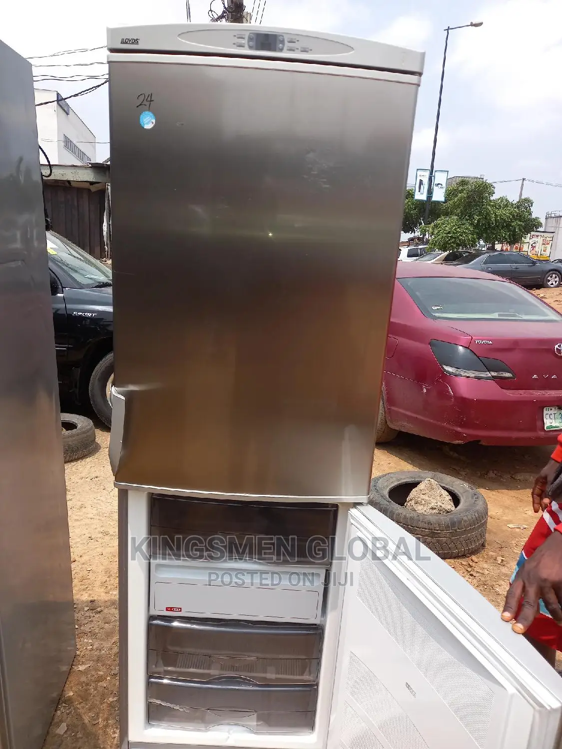 Stainless Steel Double Fridge
