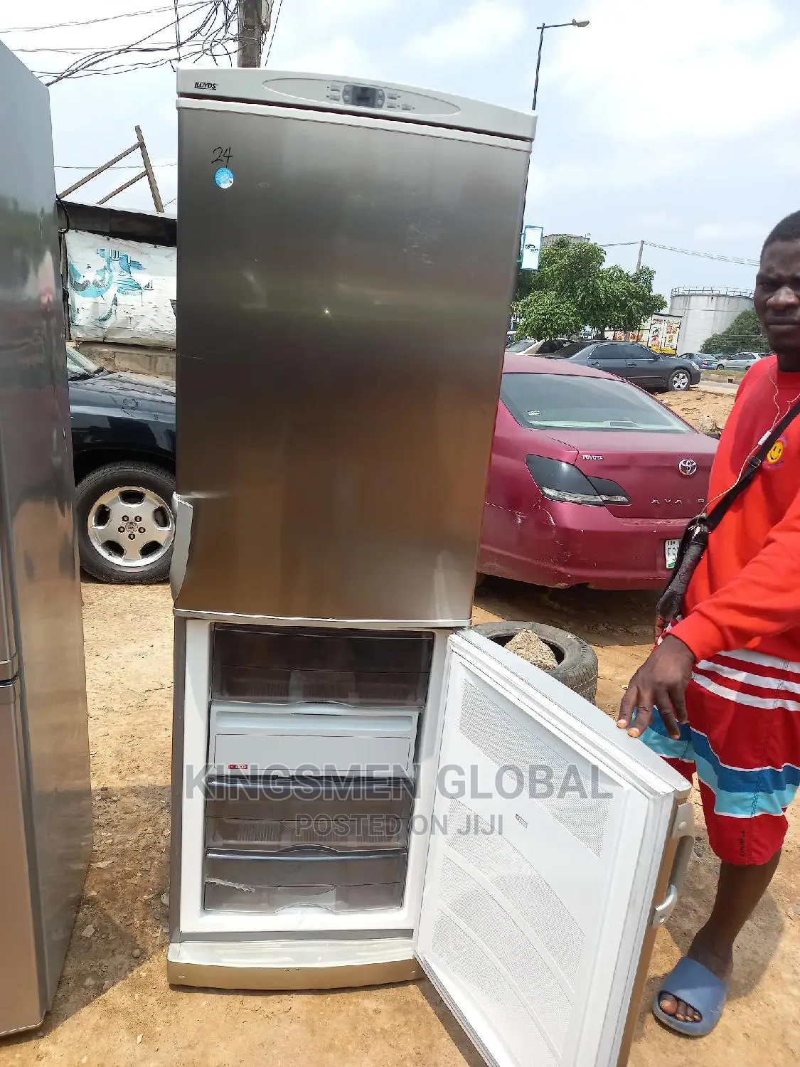 Stainless Steel Double Fridge