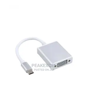 HD USB C Type-C to VGA Female Adapter Cable Type C to VGA Ad