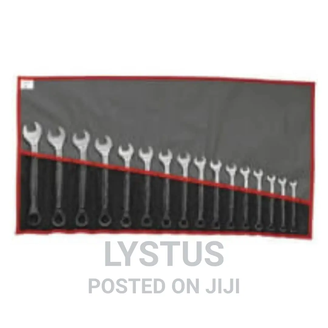 Combination Wrench Set - Imperial Tool Roll - 17 Piece