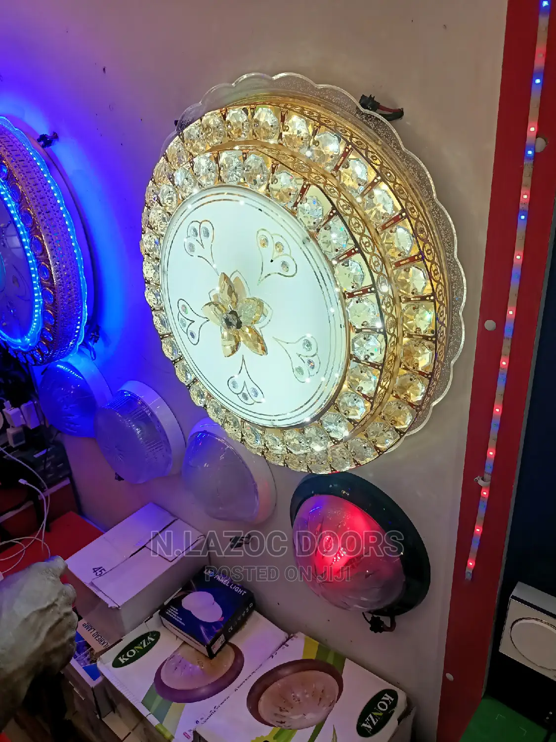 Crystal Led Ceiling Fittings