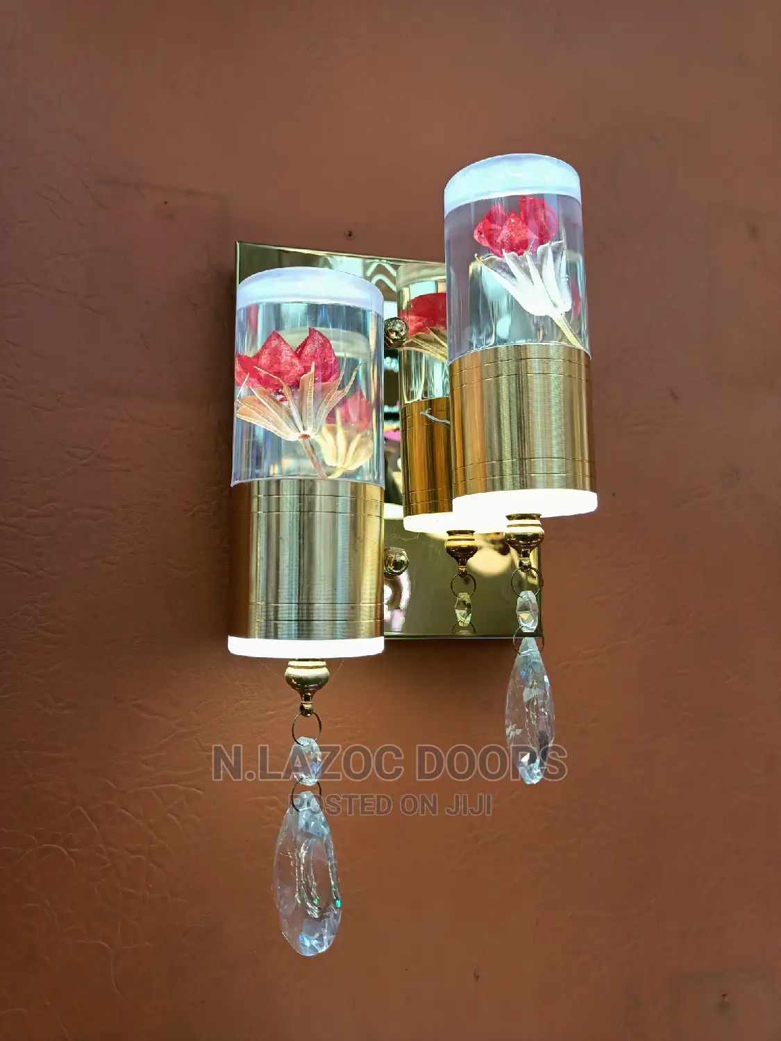 Crystal Led Wall Bracket Light
