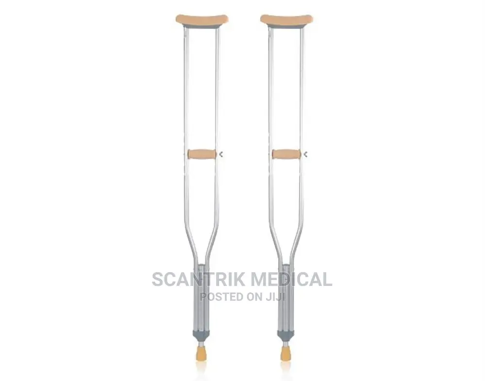 Stainless Steel Adjustable Armpit Crutches