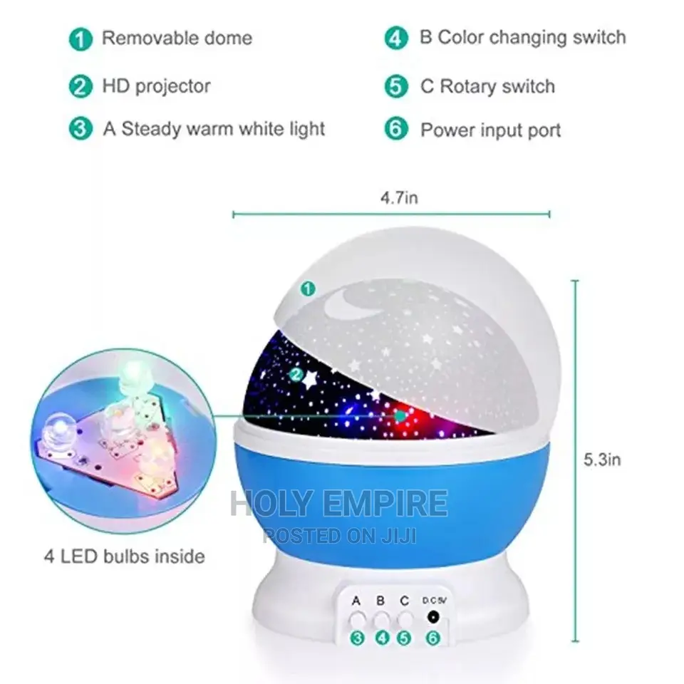 LED Starry Night Light Projector Star Master Lamp