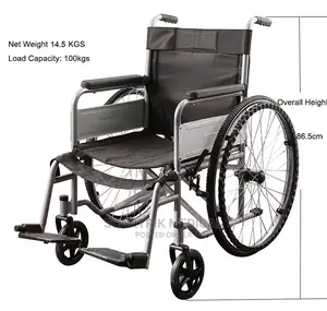 Popular Hospital Steel Manual Foldable Wheel Chair