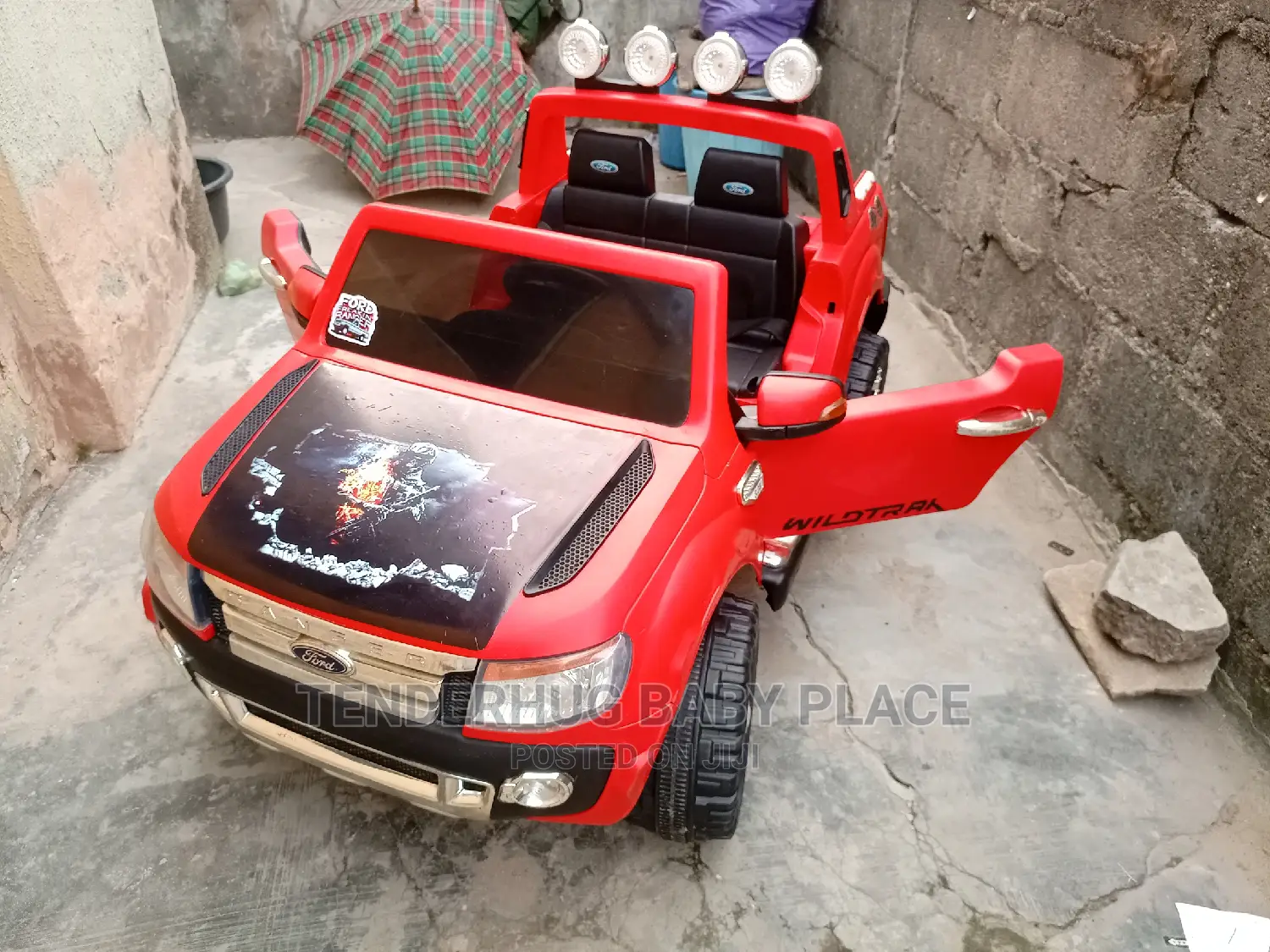 Rugged Uk Used Licensed Kids 2 Seater Ford Ranger Jeep