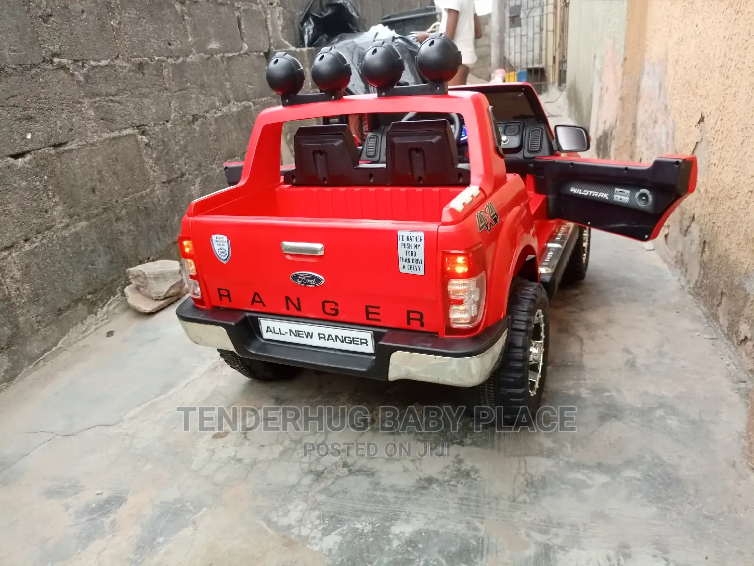 Rugged Uk Used Licensed Kids 2 Seater Ford Ranger Jeep