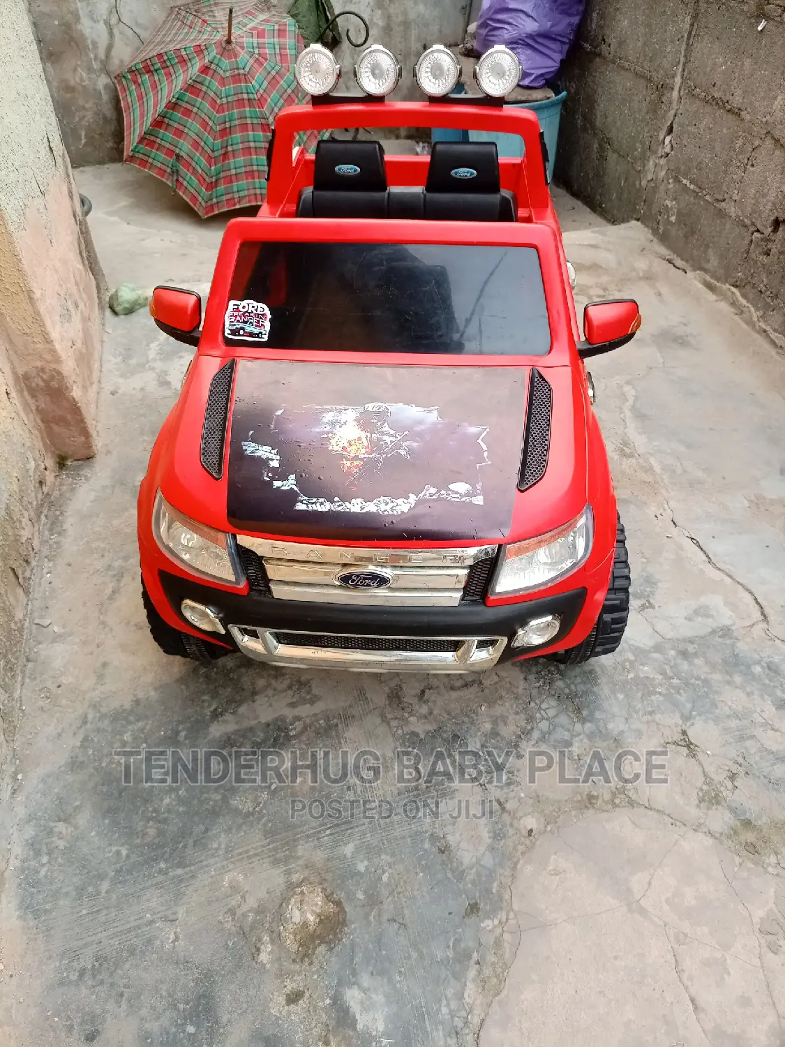 Rugged Uk Used Licensed Kids 2 Seater Ford Ranger Jeep