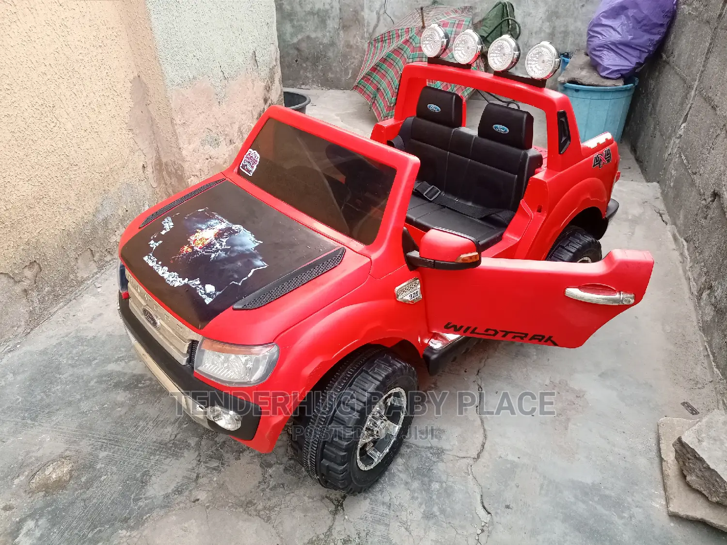 Rugged Uk Used Licensed Kids 2 Seater Ford Ranger Jeep