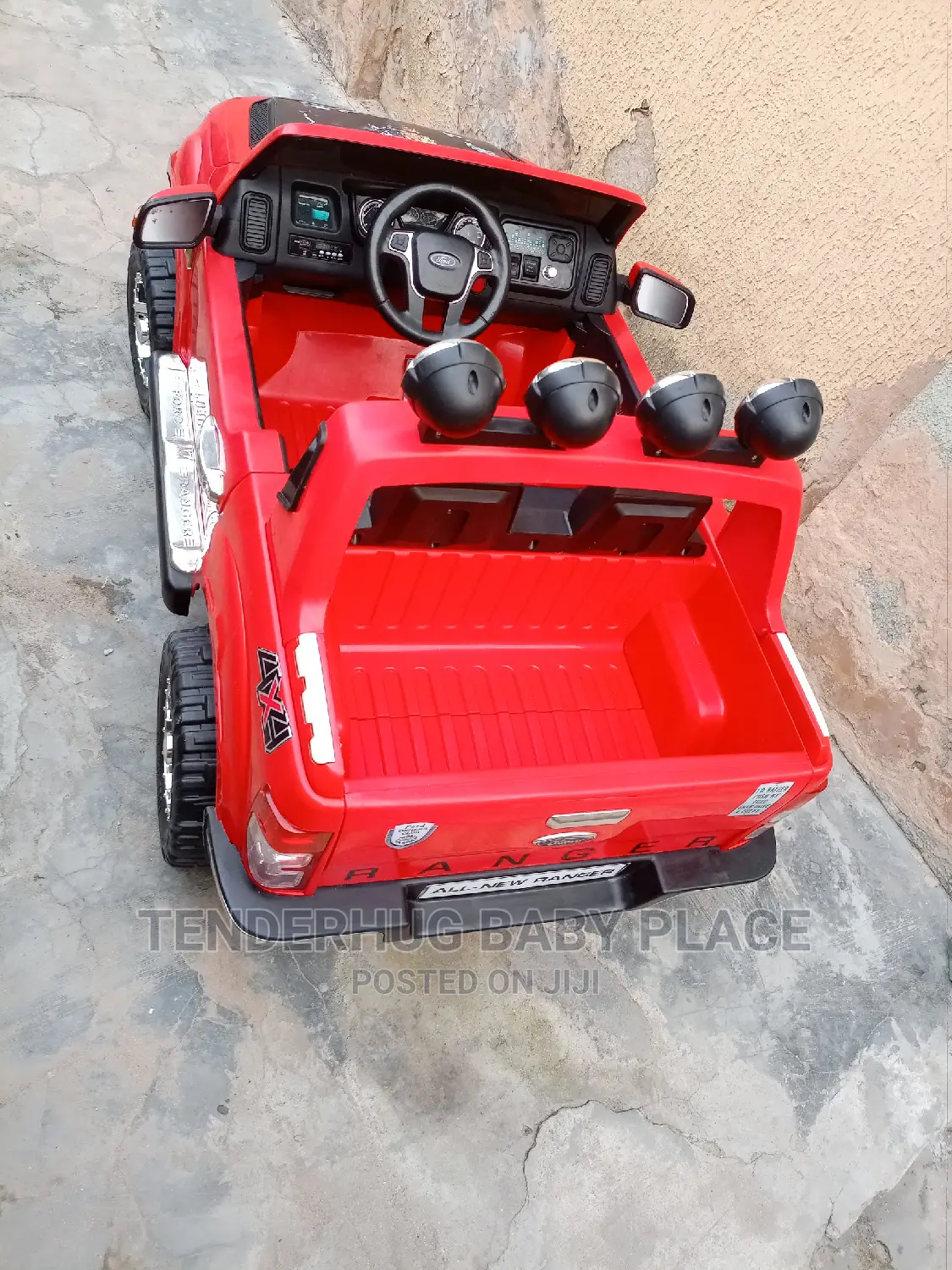 Rugged Uk Used Licensed Kids 2 Seater Ford Ranger Jeep