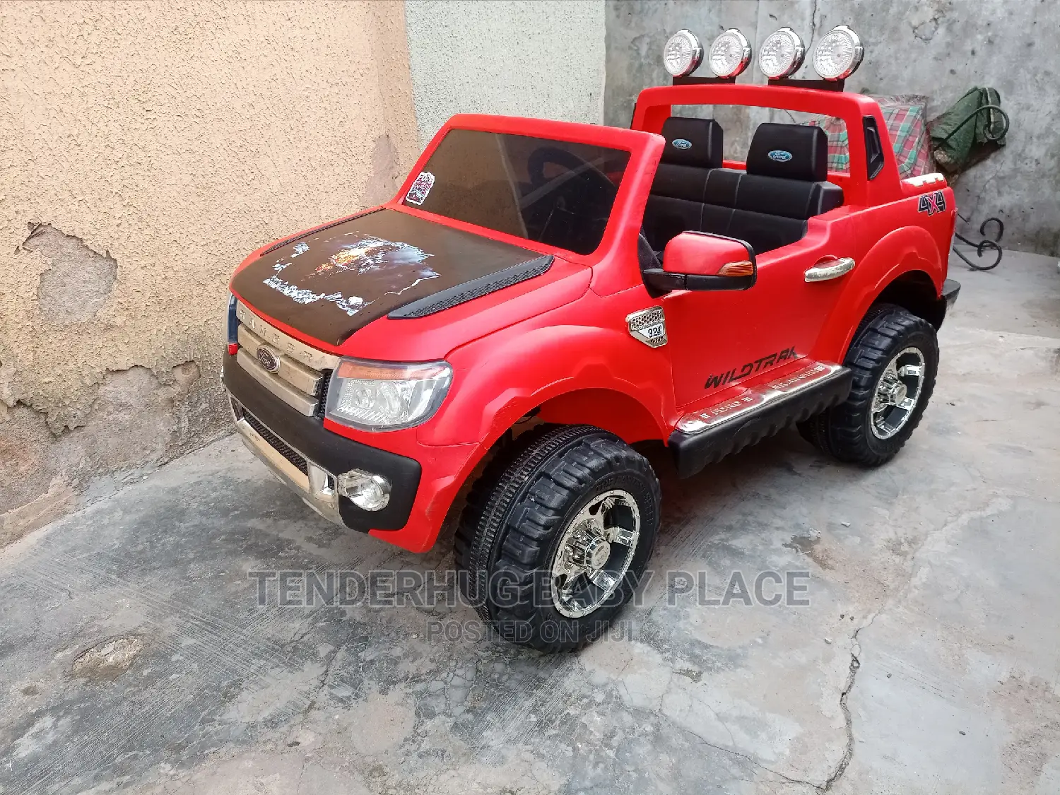 Rugged Uk Used Licensed Kids 2 Seater Ford Ranger Jeep
