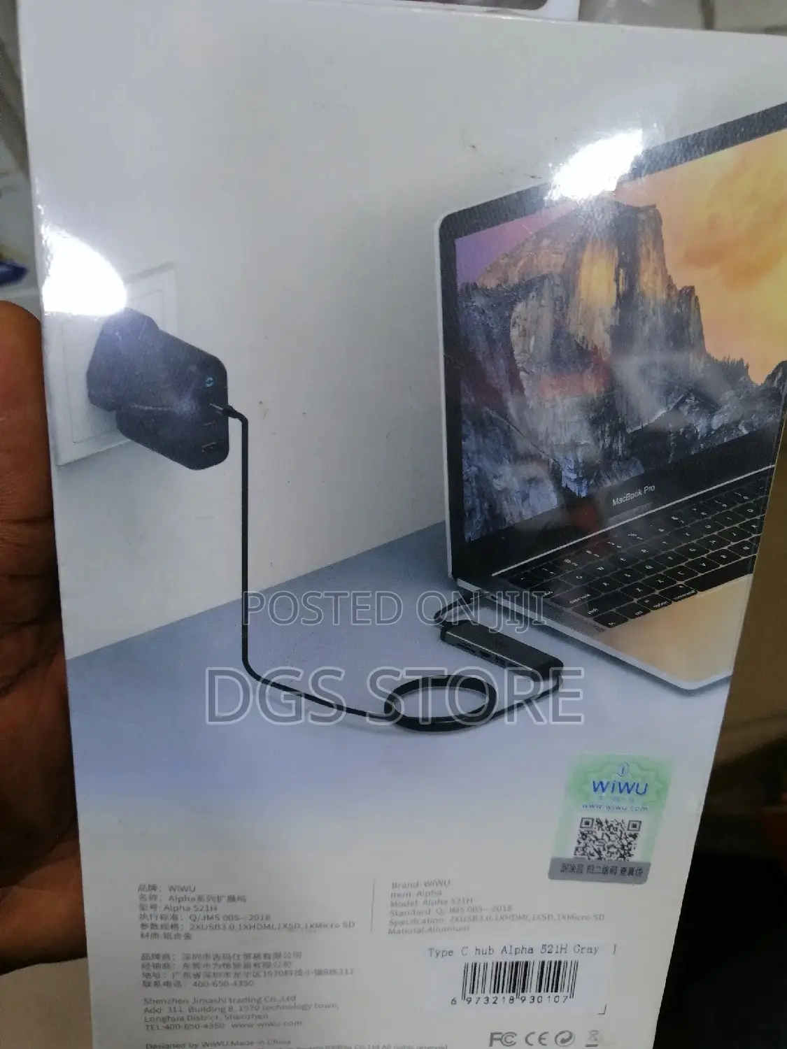 Wiwu Alpha 5in1 USB C Hub A521H