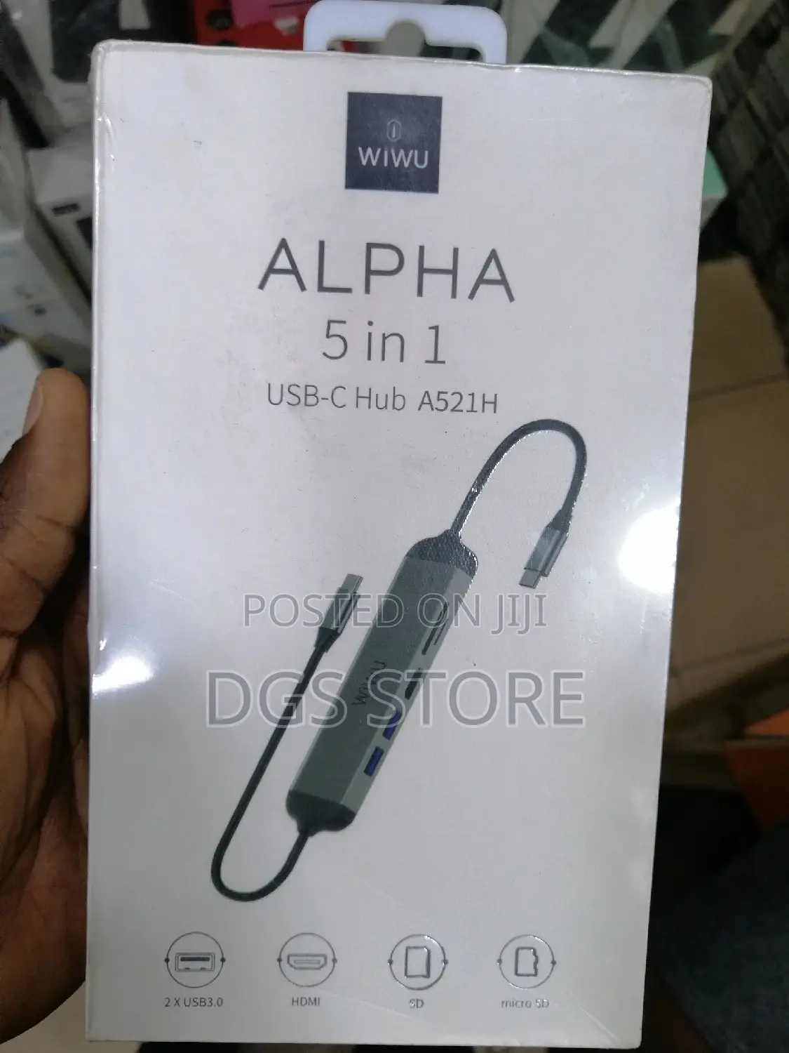 Wiwu Alpha 5in1 USB C Hub A521H